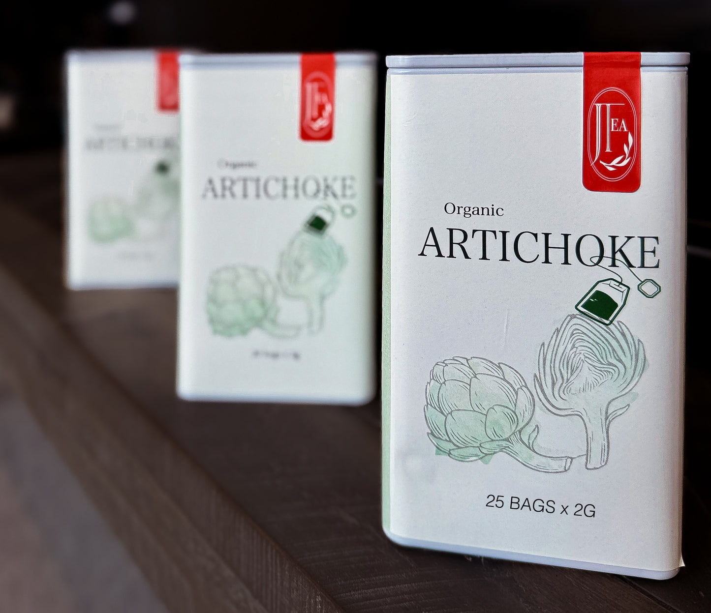 Artichoke Tea (25 BAGS - 1.76 oz/50g) Tall Tin Can