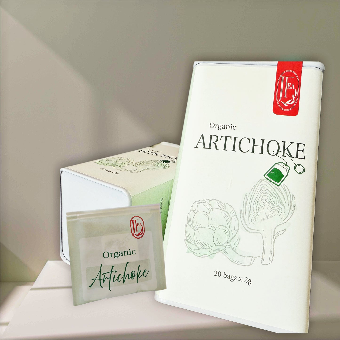 Artichoke Tea (25 BAGS - 1.76 oz/50g) Tall Tin Can