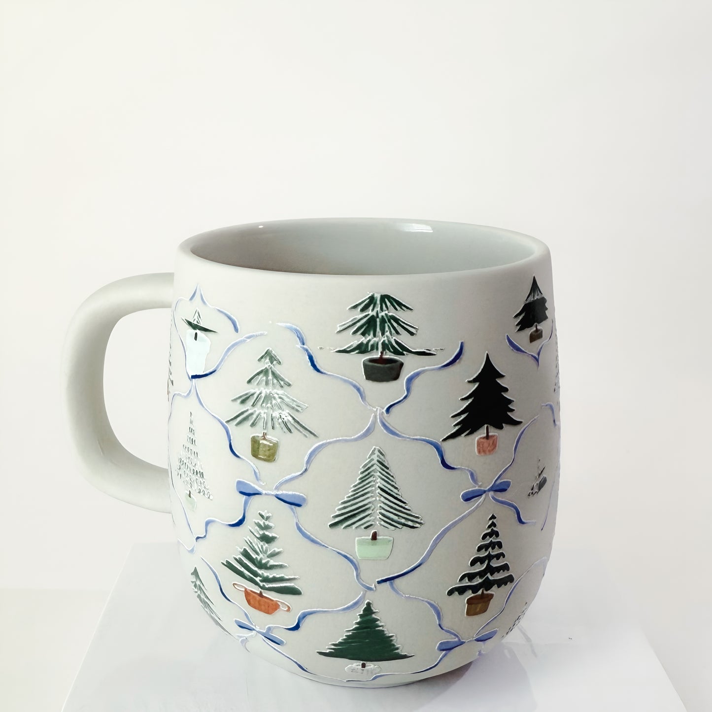 Christmas Tree Ceramic Tea Mug – Festive Holiday Decor