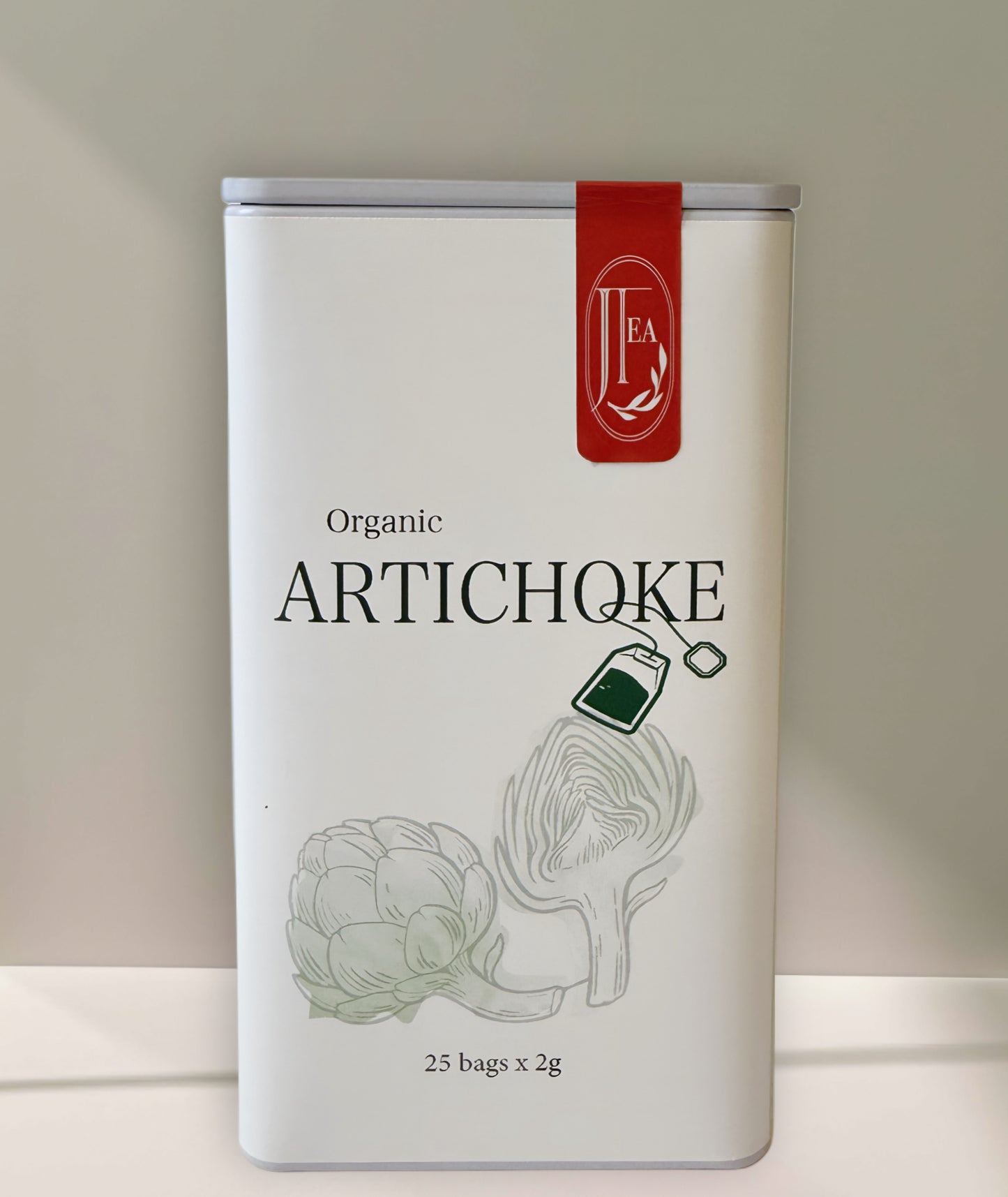 Artichoke Tea (25 BAGS - 1.76 oz/50g) Tall Tin Can