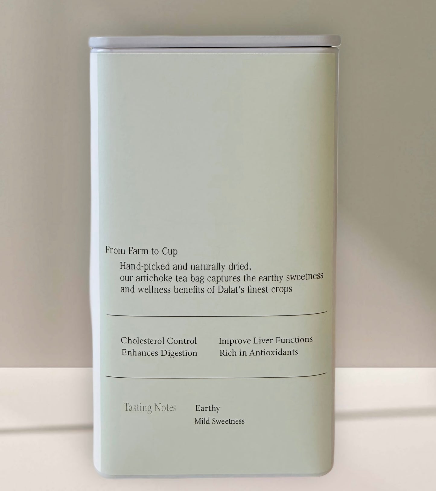 Artichoke Tea (25 BAGS - 1.76 oz/50g) Tall Tin Can