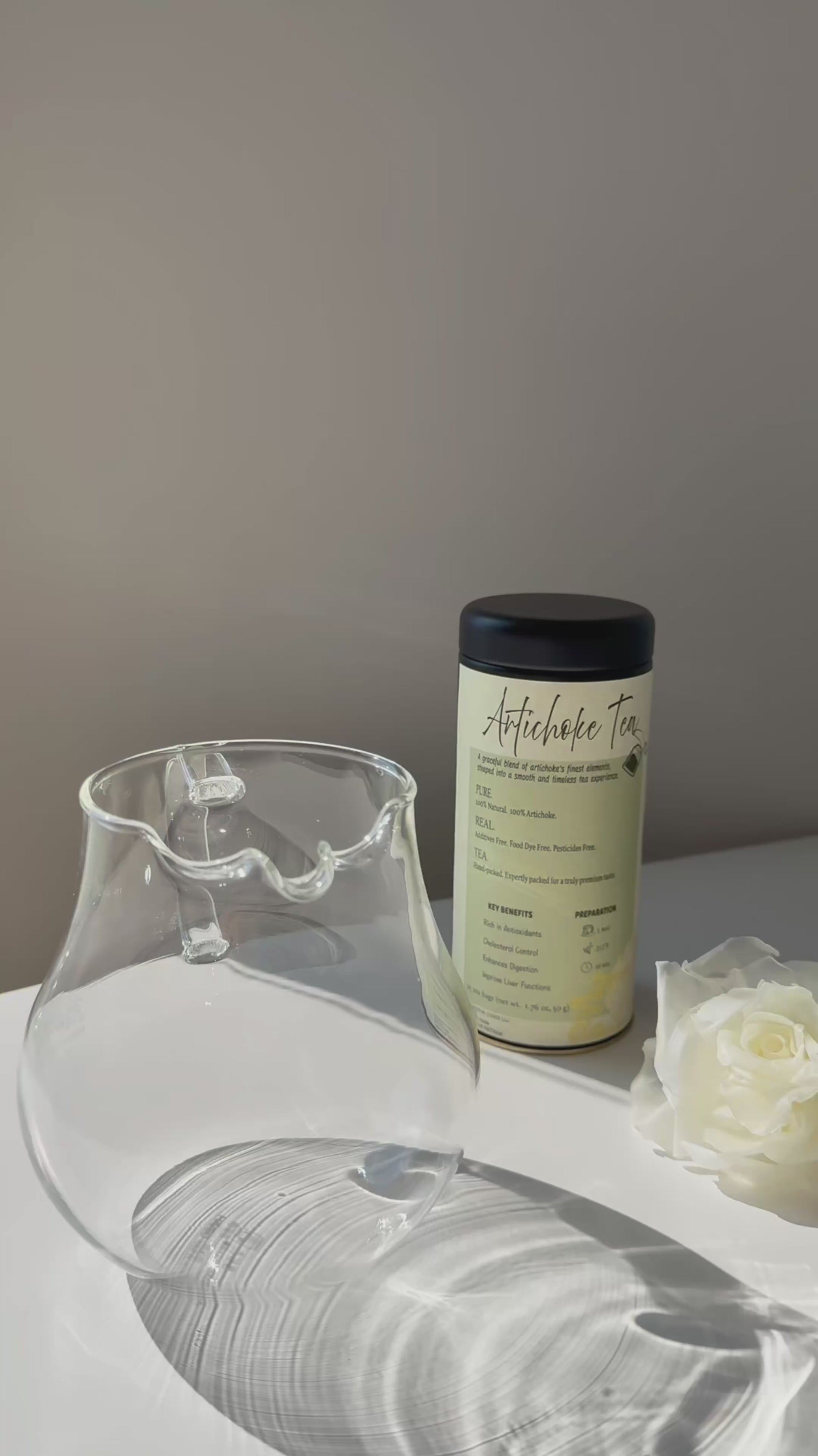 Artichoke Tea Bags – 25 Count in Reusable Tin